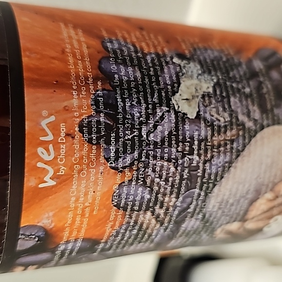 WEN Fall Pumpkin Pecan Latte Cleansing Conditioner. New & Sealed. - Picture 6 of 7